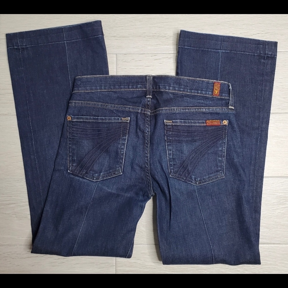 7 FAMK jeans. Size 28, DOJO style.